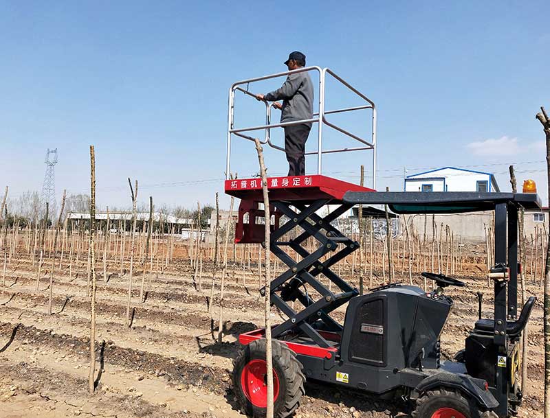 果園作業平台國內客戶